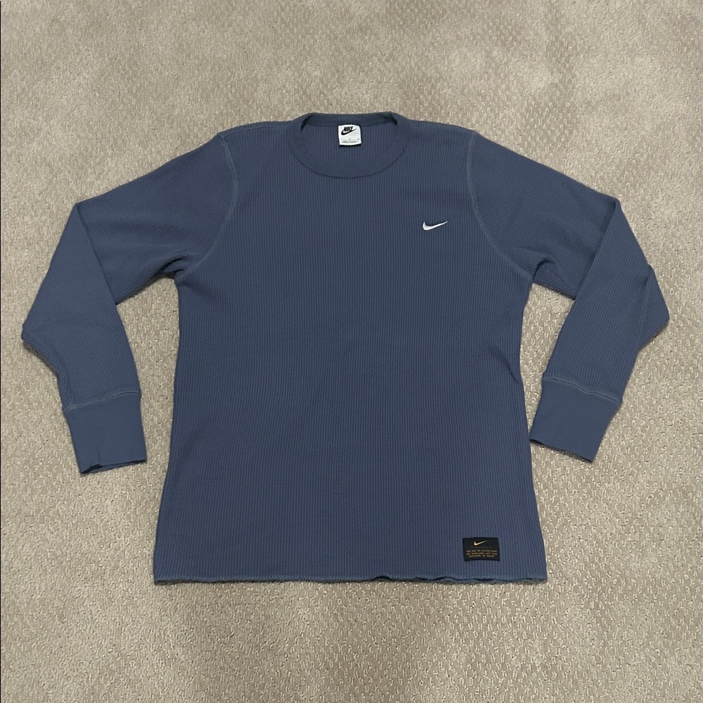 Nike Navy Long Sleeve Top